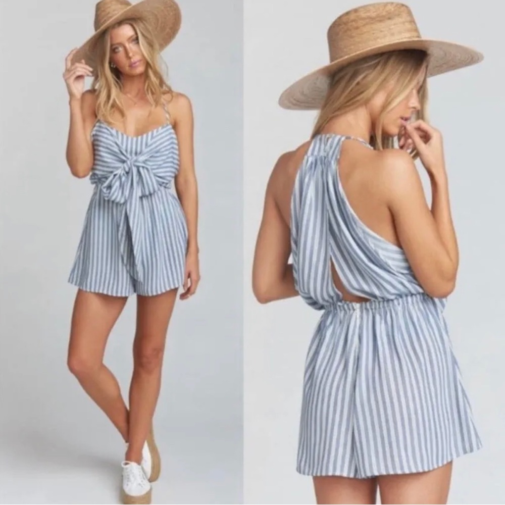 Show Me Your MuMu Striped Romper